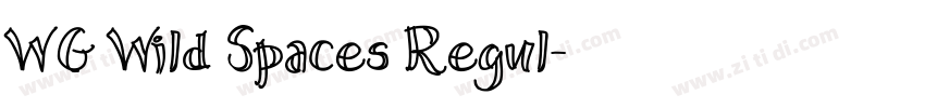 WG Wild Spaces Regul字体转换